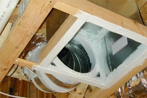 Properly sealed duct